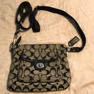 Authentic Coach cross-body purse